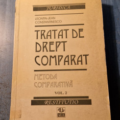 Tratat de drept comparat volumul 2 metoda comparativa Leontin Jean