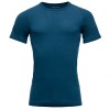 Tricou DEVOLD Lauparen Merino 190 Base Tee Man flood XL