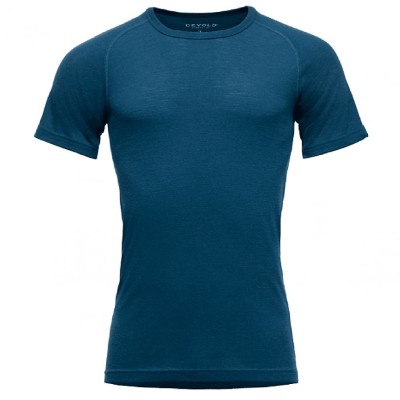 Tricou DEVOLD Lauparen Merino 190 Base Tee Man flood XL foto