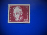 HOPCT TIMBRE SUEDIA MNH 952 ERNST WIGFORSS-1 VALORI 1981-NESTAMPILAT