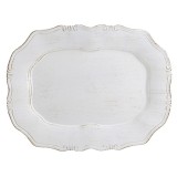 Cumpara ieftin Platou White/Brown 43x32.5x2.5, Inart