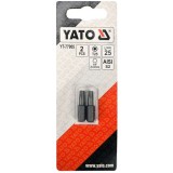 Yato YT-77905 - Set capete de insurubare profil TX25 2 bucati