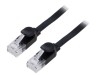Patch cord U/UTP 6 litat Cu PVC negru 10m 32AWG cablu plat, Baseus
