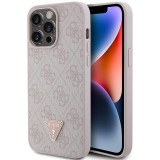 Guess - Leather 4G Diamond Triangle (GUHCP15XP4TDPP) - iPhone 15 Pro Max - Pink