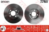 Disc frana DACIA LOGAN (LS) (2004 - 2016) TRW DF4381
