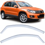 Deflector de vant, deflector de ploaie, protectie &icirc;mpotriva vantului, transparent, potrivit pentru VW Tiguan 5N 07-15 Performance AutoTuning