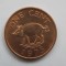 ONE CENT 1973 BERMUDA-AUNC