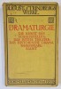 AUGUST STRINDBERG WERKE , DRAMATURGIE , TEXT IN LIMBA GERMANA , 1917
