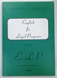 ENGLISH FOR LEGAL PURPOSES PART II by 2007