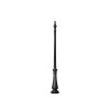 Stalp de Gradina Nebo cu usita 2.5M Negru