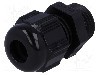 Presetupa poliamida, PG9, IP68, HELUTOP HT-PG, HELUKABEL - HT PG9 RAL9005
