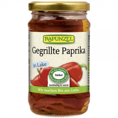Ardei Copti in Saramura Bio 310gr Rapunzel foto