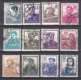 ROMANIA 1955/1956 LP 381 UZUALE ACTIVITATI SERIE STAMPILATA