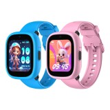 Pachet Promotional 2 Smartwatch-uri Pentru Copii LAGENIO K3, Model 2024, Premium cu Functie Telefon, Monitorizare Sanatate, Conexiune 4G - Roz + Albas
