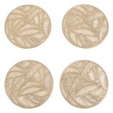 Set Suport Pahare din PVC cu Folie Aurie pentru Decordatarea Mesei, CMCLASS