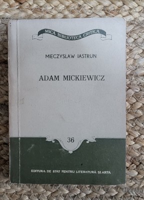 ADAM MICKIEWICZ-MIECZYSLAW IASTRUN foto