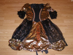 costum carnaval serbare rochie medievala printesa pentru adulti marime S foto