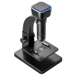 Microscop Digital de inalta putere 2000X, cu doua lentile Profesionale si cu Lumina LED duala, Conectare WIFI/USB, Baterie 1800mAh, Functie foto/video