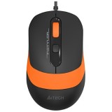 Cumpara ieftin A4TECH FM10 Orange , Mouse cu fir, USB, optic 1600 DPI, 4 butoane, negru portocaliu