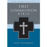 First Communion Bible Nab New Testament New Amercian Bible Black New Testament