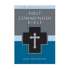 First Communion Bible Nab New Testament New Amercian Bible Black New Testament