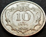 Moneda istorica 10 HELLER - AUSTRIA (AUSTRO-UNGARIA), anul 1894 *cod 2067