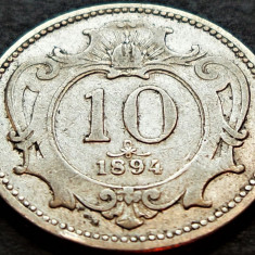 Moneda istorica 10 HELLER - AUSTRIA (AUSTRO-UNGARIA), anul 1894 *cod 2067