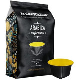 Cumpara ieftin Cafea Arabica Espresso, 100 capsule compatibile Dolce Gusto, La Capsuleria