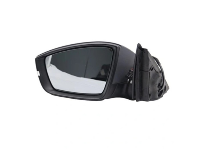 Oglinda exterioara Skoda Kodiaq, 10.2016-, montare stanga, reglaj electric; carcasa neagra; incalzit; sticla convexa; geam cromat; 16 gauri / 6 pini;