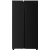 Side by side Heinner HSBS-H442NFBKE++, 442 l, No Frost, Clasa E, Display, H 176.5 cm, Negru