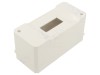 Carcasă pentru aparatură modulară IP30 albă, 3 module