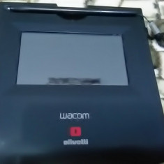 LCD SIGNATURE TABLET WACOM STU-520 FUNCTIONALA.CITITI DESCRIEREA CU ATENTIE!