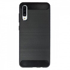 Husa Silicon Samsung Galaxy A70 Carbon foto