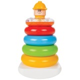 Cumpara ieftin Jucarie Pilsan Funny Circles Stivuire Inele Educative Copii 1 An+