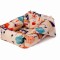 Set reductor bebe nest + paturica + pernuta pentru formarea capului bebelusului SomnArt, model bufnite, Crem