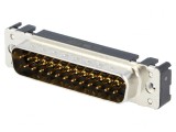 Conector D-Sub 25-Pin Soclu Tată Drept THT M3