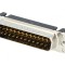Conector D-Sub 25-Pin Soclu Tată Drept THT M3