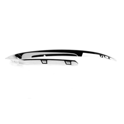 Ornament grila Bmw Seria 5 (F10/F11), 2014-2017, parte montare Ornament grila dreapta cromat, 20192736, Aftermarket foto
