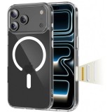 Husa MagSafe pentru Apple iPhone 17 Pro Max, Tech-Protect, Flexair Hybrid CC, Transparenta