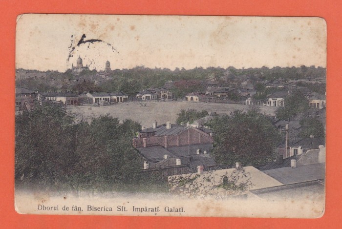 AMS @ - ILUSTRATA OBORUL DE FAN. BISERICA SFT. IMPARATI GALATI 1910 CIRCULATA