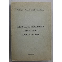 PERSONALITE - PERSONALITY EDUCATION SOCIETY - SOCIETE , 8th WORLD CONGRESS , ACTES , 1984