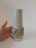 Vaza ceramica vintage Jasba Keramik 152 - 19 Germania MCM, anii 60, 19cm inaltime, Mid Century Modern Design