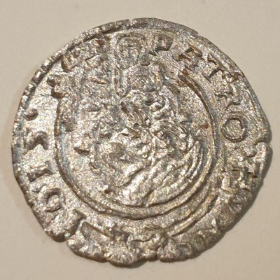 Ungaria 1 denar / denier 1615 argint Matthias ll foto