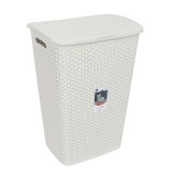 Cos de rufe My Style, plastic, alb, 42.8 x 33 x 60.4 cm, 55 L