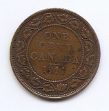 Canada 1 Cent 1911- George V (no DEI GRA) Bronz, 25.4 mm KM-15, America de Nord