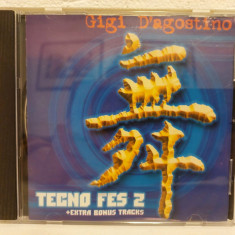 T- CD Gigi D'Agostino - Tecno Fes 2 + Extra bonus tracks