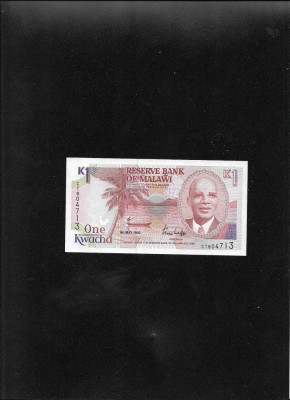 Malawi 1 kwacha 1992 seria804713 unc foto
