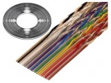 Cablu Bandă 1,27mm 14x28AWG Neecranat PVC 30m