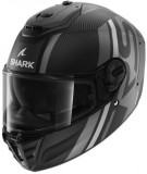 Casca Moto Shark Sparton RS Carbon Shawn Mat Negru / Gri / Carbon Marimea M HE8156E-DSA-M