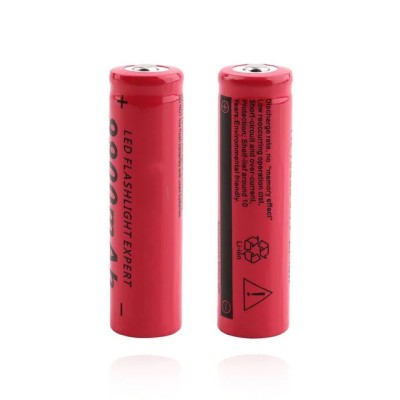 Set 2x Acumulator 18650 3,7V MRG MMMC,6800 mAh, Li-ion, Reincarcabil, Rosu C1014 foto